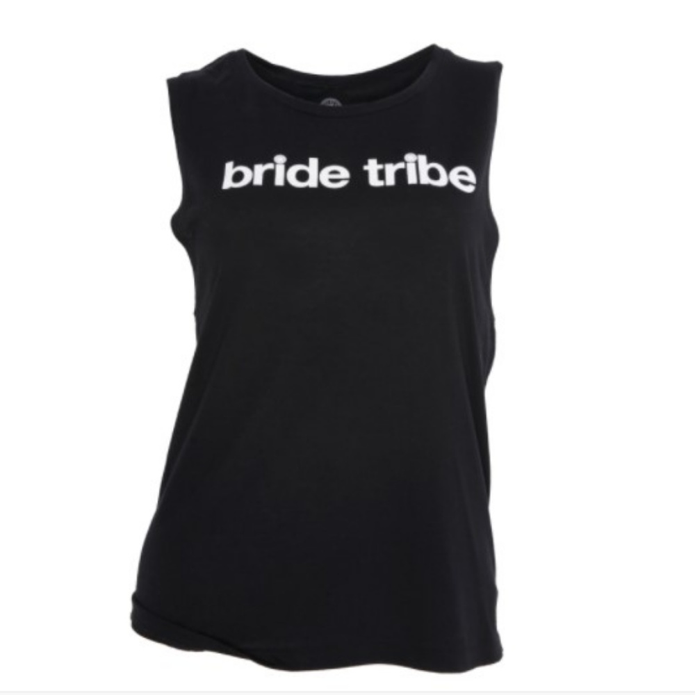 soulcycle Bride Tribe Muscle Tank (L)